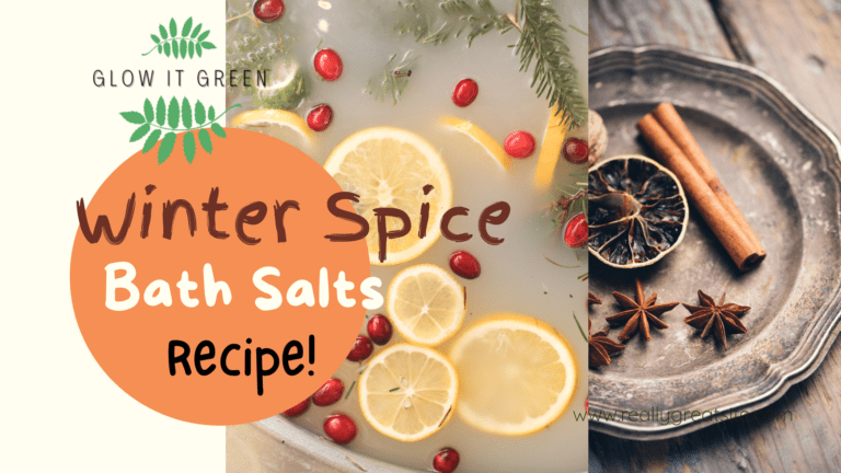 How To Make A Winter Spice Bath Salt Recipe!