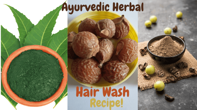 How To Make An Easy Ayurvedic Herbal Hair Wash!