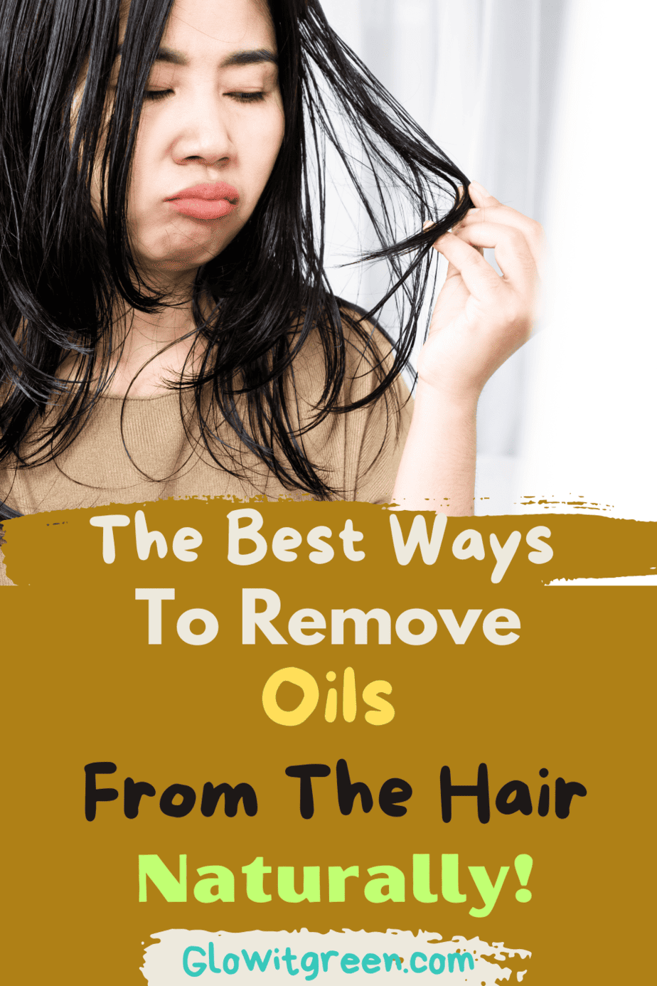 TBW to remove oil from hair natural pin | A Green Beauty Blog