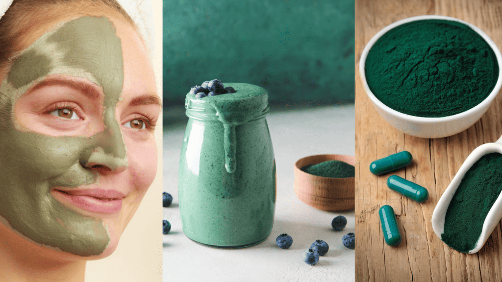 Spirulina face masks