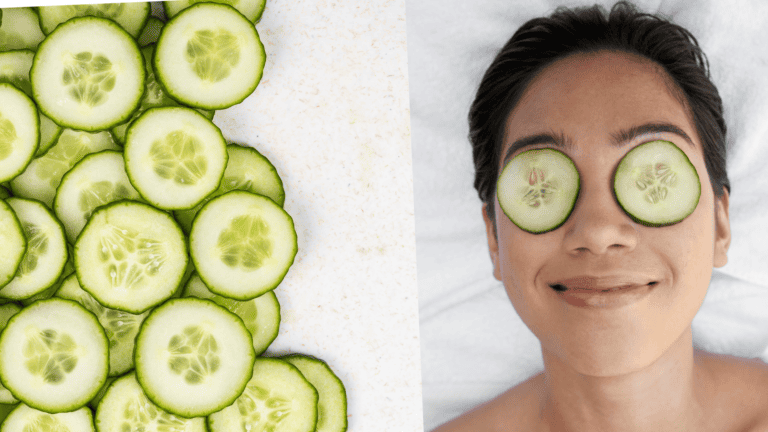 How To Make DIY Cucumber Eye Treatments For Puffy Tired, Dry Eyes!